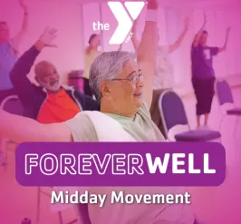 The event page logo for our ForeverWell Midday Movement event.